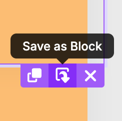 Save as block